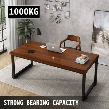 VEVOR Black Metal Table Legs Set of 2 Steel Table Legs 800x720 MM Dining Table Legs Office Table Legs Computer Desk Legs Steel Bench Legs Country Style Table Legs DIY Furniture Legs