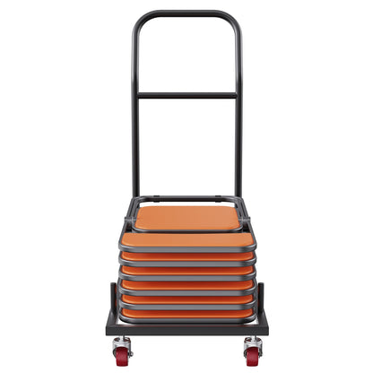 VEVOR 12 Chairs Folding Chair Storage Dolly Folding Chairs Rack Heavy Duty Iron