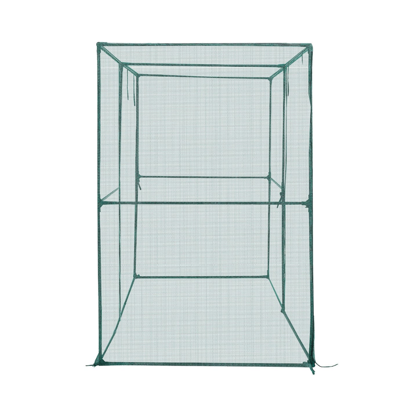 Crop Cage, 2.39 x 1.2 x 1.8 m Plant Protection Tent with Zippered Door, Wind-Resistant Tall Crop Cage, Easy to Install, Outdoor Raised Bed Cover, Tomato Plant Netting for Garden Patio Lawn