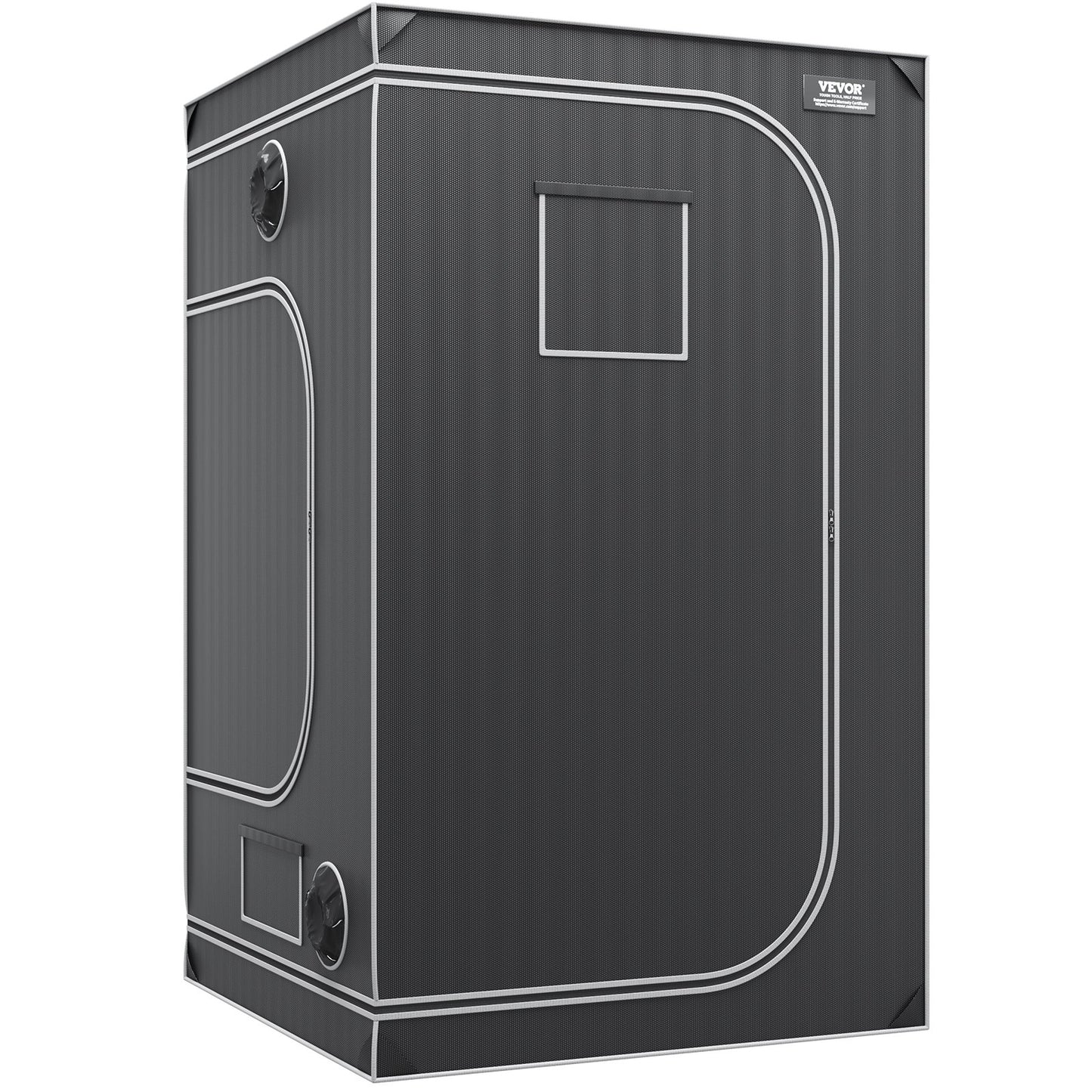VEVOR Grow Tent 48 x 48 x 80 in Indoor Growing Tent Hydroponic Window Door Tray