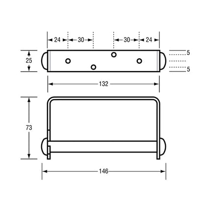 Stainless Steel Toilet Roll Holder