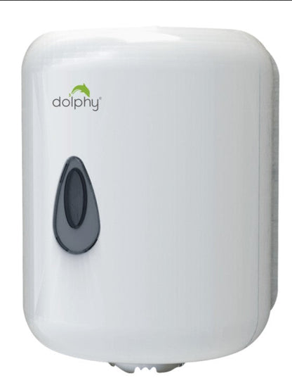 Center-Pull Paper Dispenser - White