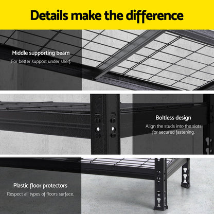 1.8MX2.4M Giantz Garage Shelving Warehouse Rack