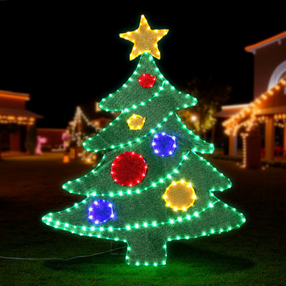 Jingle Jollys Christmas Lights 150cm Motif 220 LED Rope Light Outdoor Decoration