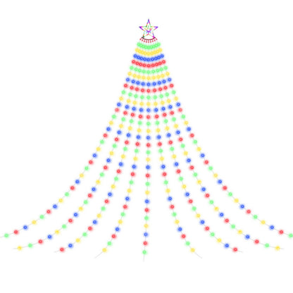 Jingle Jollys 3.8M Christmas Lights Waterfall String Light 340 LED